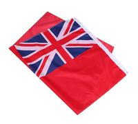 VICASKY Pavillon Standard des Navires en Polyester Rouge, Pavillon de Signalisation Marine Facile à Nettoyer, pour Navires Marchands et Bateaux de Plaisance