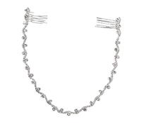 VICASKY Peigne à Cheveux Éblouissant pour Mariée avec Bandeau Accessoire de Tête pour Mariage Élégance et Chic pour Toutes Occasions Spéciales