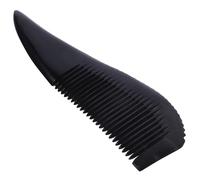 VICASKY Peigne à Cheveux En Corne De Buffle Noir 17-19cm Peigne Démêlant Pour Hommes Accessoire De Coiffure Élégant Usage Domestique
