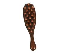 VICASKY Peigne De Massage Em Mener Peigne Démêlant Bien Balayer Fascia Peigne Pour Cuir Chevelu Professionnel Large Peigne D'outil De Massage Bois De Santal Light Brown