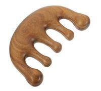 VICASKY Peigne de Massage pour Chevelu Peigne Cheveux Dent Large Santal Naturel