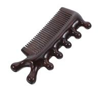 VICASKY Peigne de Santal à Dents Fines pour Outil Multifonction de Massage Démêlage Ergonomique et Relaxant pour Cheveux Bouclés et Détoxifiant