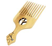 VICASKY Peigne Démêlant pour Cheveux Bouclés Peigne Afro en Plastique Outil de Coiffure Ergonomique Anti-Statique pour Hommes Femmes Adapté Cheveux Mouillés et Secs 1 Pièce