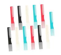 VICASKY Peigne double face en vrac - Peigne de coiffure - Outil de coiffure - Parfait pour les cheveux bouclés