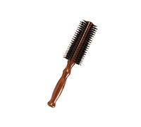 VICASKY Peigne pour Cheveux Bouclés Brosse Démêlante Ronde Ergonomique Massage Outil Multi Usage pour Coiffage et Lissage à Domicile Couleur Marron