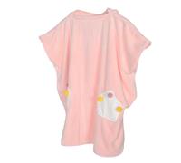VICASKY Peignoir de bain pour enfant - Serviette de bain pour bébé - Serviette de bain pour bébé - Serviette de bain pour nourrisson - Serviettes à capuche pour petit enfant - En polaire - Rose