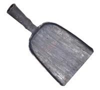 VICASKY Pelle à Cendres Acier Forgé Main pour Cheminée et Barbecue Pelle Charbon Compacte et Résistante Outil Ergonomique pour Maison et Jardin