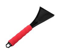 VICASKY Pelle à Glace D'extérieur Multifonction pour Voiture, Mini Pelle à Neige Rouge Poignée en Mousse Eva, Grattoir pour Déneigement Hivernal, Dégivreur Portable pour Pare-Brise Véhicules
