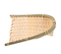 VICASKY Pelle à Poussière Bambou Tressé Décorative Murale Artisanale Suspendue pour Peinture DIY et Décoration Intérieure Polyvalente