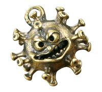 VICASKY Pendentif Charme en Laiton Rétro pour Lanyard et Collier Ambiance | Cuivre et Laiton, Style Vintage, Idée Blague Bureau et Fête, Figurine Décorative pour Collectionneurs
