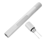 VICASKY Perforateur à Cigare en Alliage D'aluminium Argenté Portable Forme Cylindrique, pour Déboucher Cigares Voyage