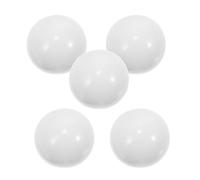 VICASKY Perles Rondes de Roulette 22mm 5 Pièces pour Roulette Diamètre 27-32 Pouces, Accessoire de Jeu à Domicile, Perles Blanches Rotatives pour Fête et Remplacement de Billes