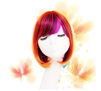 VICASKY Perruque à cheveux courts tendance pour femme - Pour cosplay, Halloween ou carnaval