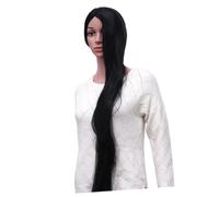 VICASKY Perruque Carrée Noire Lisse Cheveux Longs Synthétiques Accessoire De Cheveux Pour Femmes