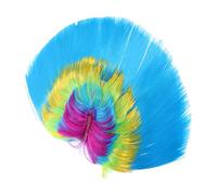 VICASKY Perruque Colorée Cosplay Punk Crête de Coq Confortable pour Fête Déguisée Halloween Carnaval