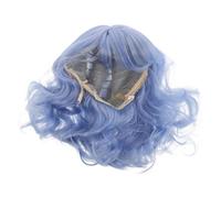 VICASKY Perruque Femme Bou longue avec Frange Synthétique Coupe Carrée Élégante pour Soirée Halloween Cosplay