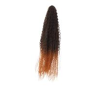 VICASKY perruque tresse africaine cheveux au crochet vague d'eau cheveux bouclés au crochet Fil haute température Brun