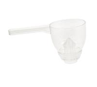 VICASKY Petit entonnoir pour bouteilles, cuillère doseuse pour shampooing, masque capillaire, compact et léger, pour les déplacements