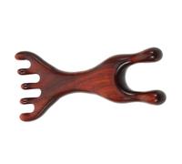 VICASKY Petit peigne de massage en bois pour massage du visage et points d'acupuncture Appareil de massage portable en bois naturel pour des applications relaxantes et des soins de la peau