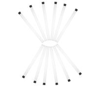 VICASKY Petit Tube de Rangement en Acrylique Transparent 12 Pcs, Porte-Tubes à Essai Rond avec Couvercle, Design Élégant pour Laboratoire et Organisation Maison