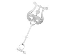 VICASKY Piccolo Pupitre portable pour partitions de musique Pinces à lyre en métal Porte-notes pliable de rechange pour joueurs de Piccolo