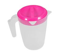 VICASKY Pichet à Eau Plastique avec Poignée et Couvercle Pichet Réfrigérateur pour Jus été Carafe Froide Réutilisable pour Boissons et Cuisine