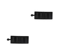VICASKY Pick-Pack-Picks Porte-médiators pour Guitare Basse Médiator Portable Support pour piolet de Guitare, Picks ukulélé, Pickets de Guitare électrique Accessoires Choix Cuir, Noir x 2 pièces