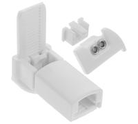 VICASKY Pièces de Rechange pour Stores Plissés, Jeu 1 Paquet Tiges de Remplacement et Bouchons Latéraux, Accessoires en Plastique pour Réparation Maison, Faciles à Installer et