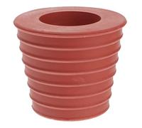 VICASKY Pied Parasol Caoutchouc Chaleur Cône Bouchon pour Parasol de Jardin Protection Balancement et Rayures Adapté pour Terrasse Couleur Marron