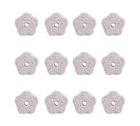 VICASKY Pierre à Mâcher pour Petits Animaux 12 Pièces en Matériau Synthétique Forme Créative avec Trou, Ajoute des Substances Nutritives et Attire L'attention des Lapins et Cochons d'Inde