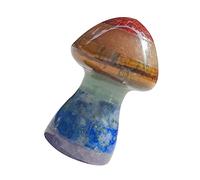 VICASKY Pierre de Massage Cristal Forme de Champignon Outil de Massages Multifonctionnel pour Corps pour Équilibrer Chakras et Rides
