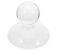 VICASKY Pilon Broyeur à Poudre en Cristal Clair Prise Sécurisée et Résistance à L'usure, Outil Multifonction Cuisine et Laboratoire, Mélangeur pour Pigments et Épices