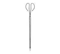 VICASKY Pince à Bois Robuste 60 CM pour Barbecue, Pince à Charbon Allongée pour Feu et Cheminée, Manipulation Sécurisée des Bûches