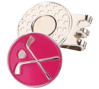 VICASKY Pince À Chapeau De Golf Magnétique Verte, Marque-Balle Portable | Alliage de Zinc et Fer, Rangement Pratique du Marqueur, pour Visières et Ceintures, en Parcours