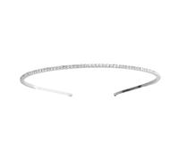 VICASKY Pince à cheveux simple avec cristaux argentés pour mariages, fêtes et cosplay, légère, antidérapante et décorative pour des photos inoubliables