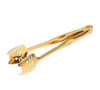 VICASKY Pinces de Service en Acier Inoxydable 304 Épaissies et Allongées, Pinces Antidérapantes à Forme Chat Doré, Ustensiles la Cuisine Polyvalents pour Buffet, Barbecue et Traiteur