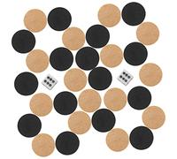 VICASKY Pions de Backgammon Bois pour Jeu de Société Pièces de Remplacement pour Backgammon Dames et Échecs