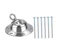 VICASKY Piquet Attache pour Chien Piquet de Sol Rotatif avec Poignée Ergonomique et Système de Fixation à Vis Résistant aux Assauts des Chiots Joueurs