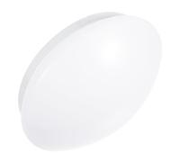 VICASKY Plafonnier LED avec Abat Jour Rond PC et Base Couvercle de Lampe de Plafond Remplacement Facile pour Chambre et Salon Éclairage Intérieur Moderne