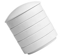 VICASKY Plaque de couleur céramique à cinq couches - Bol d'encre - Plat de calligraphie - Plaque de mélange ronde en porcelaine - Plaque pigmentée en céramique - Couleur porcelaine - Fournitures en