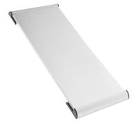 VICASKY Plaque de Porte Vierge Plaque Nominative pour Bureau en Alliage D'aluminium et Abs, Argenté, Simple Face, pour Café et Anniversaire
