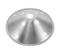 VICASKY Plaque de Service en Acier Inoxydable Argenté avec Couvercle en Maille Conique Robuste, Facile à Entretenir, pour Restaurants de Hot Pot et Présentation de Bœuf ou Estomac