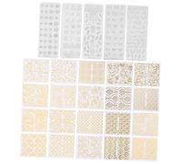 VICASKY Plaque de Stamping pour Ongles Lot de 5 Motifs Floraux Tampon Nail Art Accessoires pour Manucure pour et Débutants Décoration pour Ongles