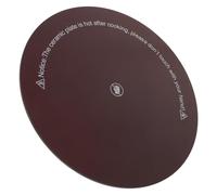 VICASKY Plaque de Verre Microcristallin de Rechange 20 CM pour Plaque à Induction Adaptateur Diffuseur de Chaleur Résistant Haute Température Compatible Cuisinière Électrique et