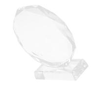 VICASKY Plaque Trophée en Cristal Octogonale 8 CM Trophées Vierges pour Prix de Reconnaissance Présent Commémoratif Multifonctionnel Décoration Élégante pour Événements et Compétitions