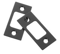 VICASKY Plaques de Gâche en Acier Inoxydable 2pcs Accessoire pour Amélioration de Serrure pour Renforcement de Porte Intérieure, Résistant la Rouille