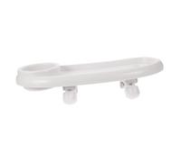 VICASKY Plateau à Collation pour Poussette, Assiette Amovible en Plastique, Espace de Rangement Pratique, Facile à Nettoyer, Accessoire pour Poussette Canne