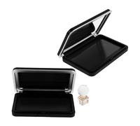 VICASKY Plateau De Beauté Multifonctionnel Organisateur De Fard à Paupières Baguette Magnétique De Maquillage Palette De Peinture Aquarelle De Fard à Paupières Noir