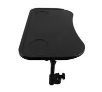 VICASKY Plateau pour Fauteuil Roulant en ABS 514 X 274 X 25 CM avec Porte-Gobelet Amovible Antidérapant Accessoire Multifonction pour Personnes Âgées pour Manger Lire et Écrire en