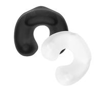 VICASKY Plateau Repose-nuque Bicolore Noir et Blanc en Mousse pour Coiffeur, Bac de Lavage et Contenant pour Cheveux, Accessoire Professionnel pour Permanente et Coloration, Outil